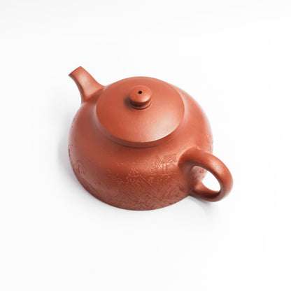 Purple Clay Wave-Shadow Teapot
