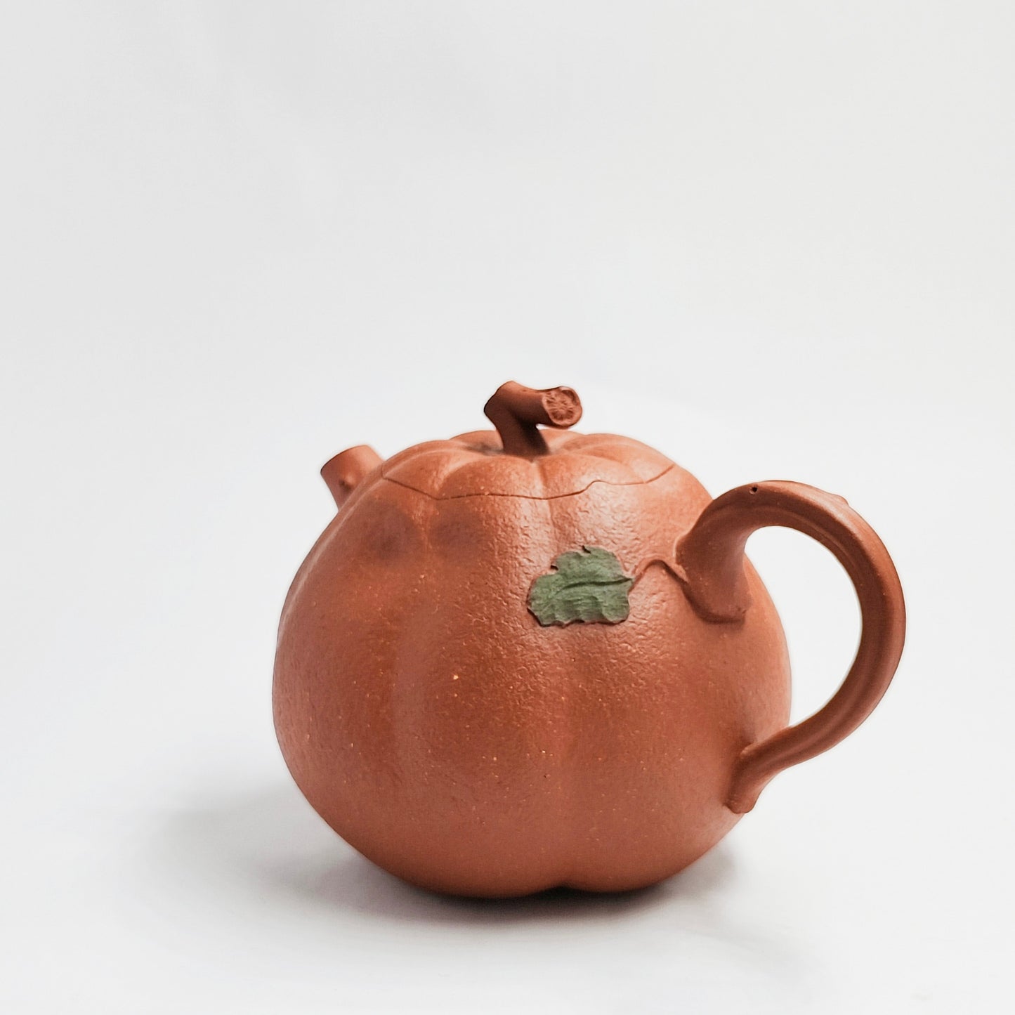 Vermilion Clay Golden Gourd Teapot