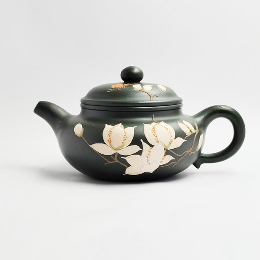 Ink-Glaze Magnolia Teapot