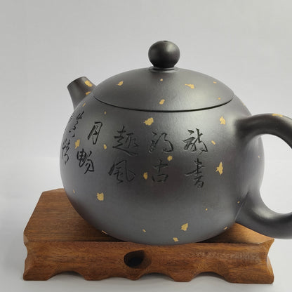 Zhou Wei Wang master handmade Peacock beauty pot