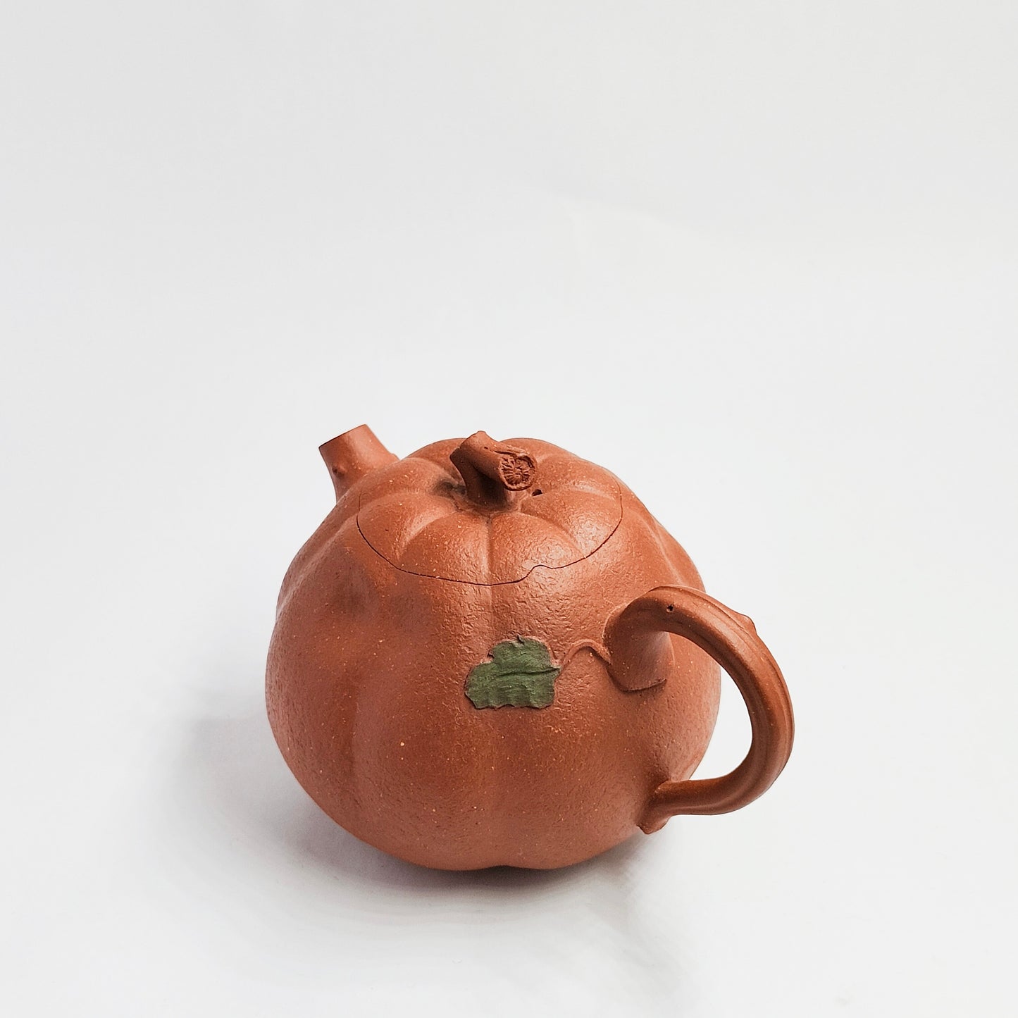 Vermilion Clay Golden Gourd Teapot