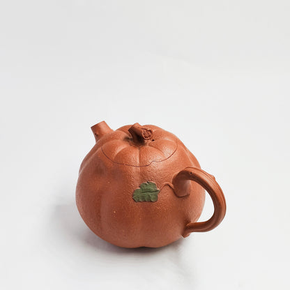 Vermilion Clay Golden Gourd Teapot
