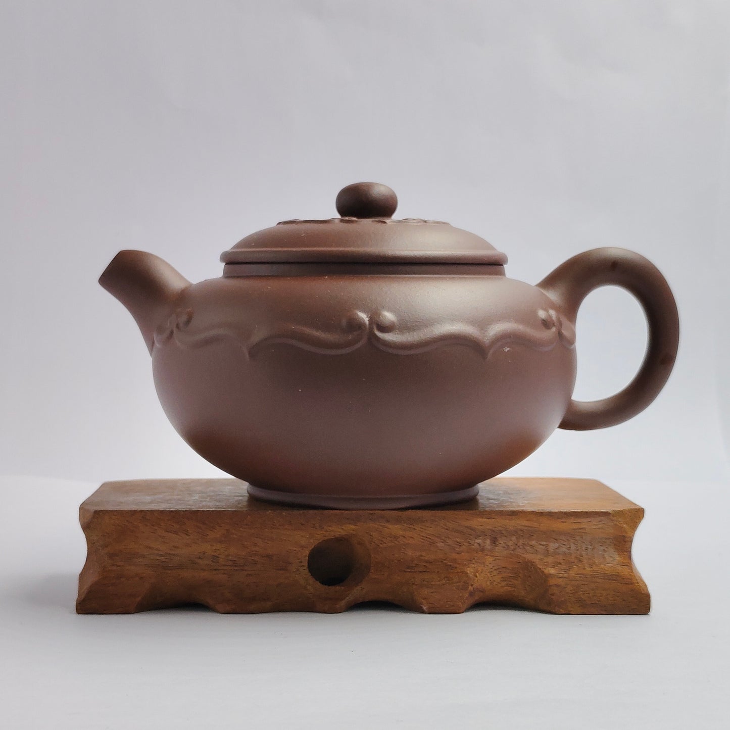 Master Yin Jiaji handmade Roshi mud Ru Yi teapot