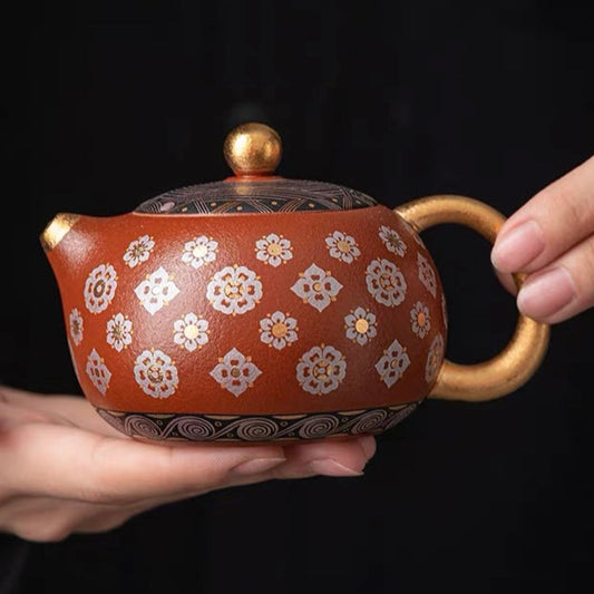 Zisha teapot tea separation teapot Xi Shi pot