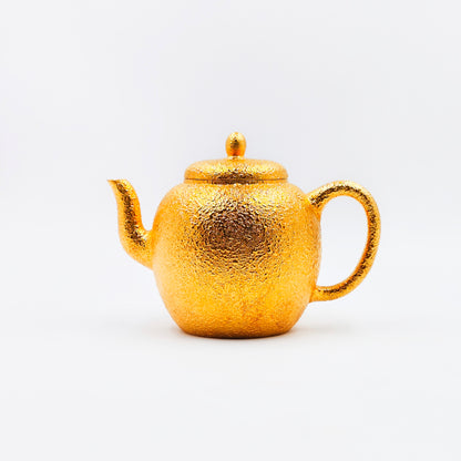 Star-Sand Gem Gold Teapot