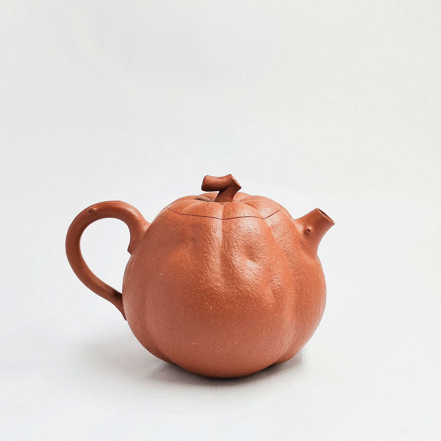 Vermilion Clay Golden Gourd Teapot