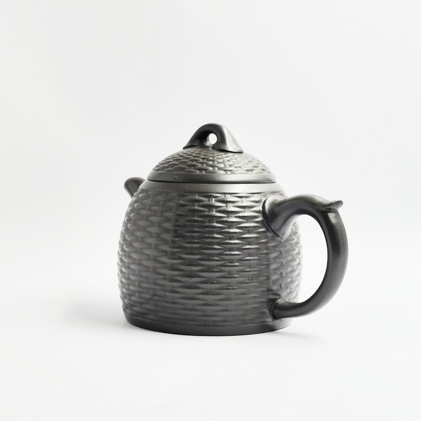 Dragon Egg Teapot in Black Gold Clay