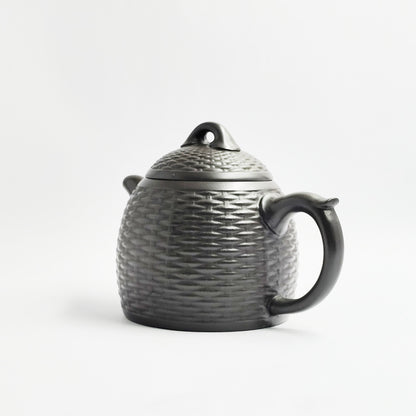 Dragon Egg Teapot in Black Gold Clay