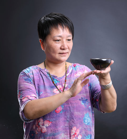 [No.1teacup]The First Female Craftsman of Thin Tire/The First National Gift Female Craftsman/Imitation Song Dynasty Tea Master/Master Chen Zhengmin 3-15